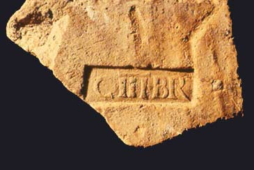 Roman tile stamp